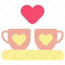 coffee, shop, love, and, romance, hot, drinks, tea, mug