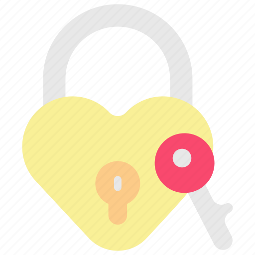 Padlock, relationship, key, lock, security, love, protection icon - Download on Iconfinder