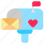 mailbox, postbox, letterbox, delivery, communications, love 