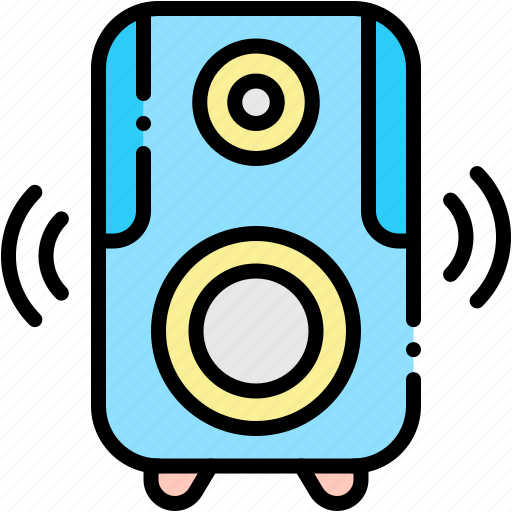 Speaker, loud, music, audio, volume, party icon - Download on Iconfinder