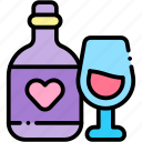 wine, drink, bottle, alcohol, glass, celebration