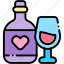 wine, drink, bottle, alcohol, glass, celebration 