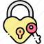 padlock, relationship, key, lock, security, love, protection 