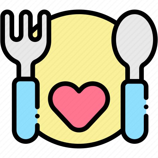 Dinner, restaurant, eat, romantic, dish, meal icon - Download on Iconfinder