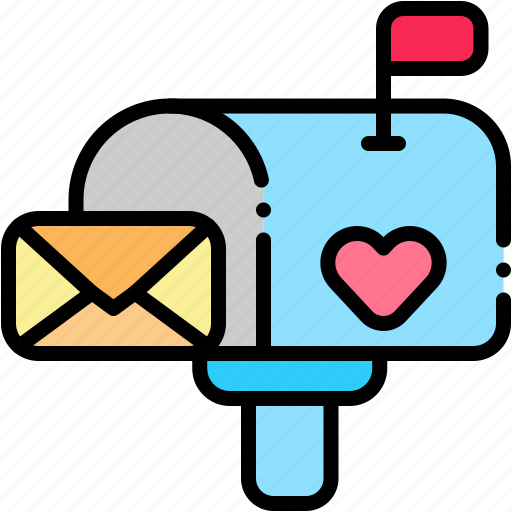 Mailbox, postbox, letterbox, delivery, communications, love icon - Download on Iconfinder