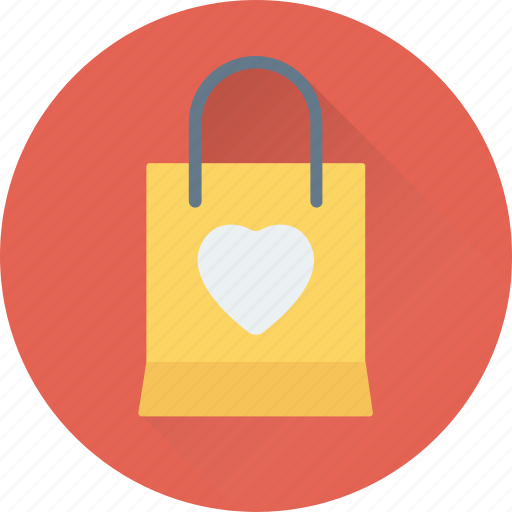 Hand bag, heart, shopping bag, valentine gift, valentine shopping icon - Download on Iconfinder