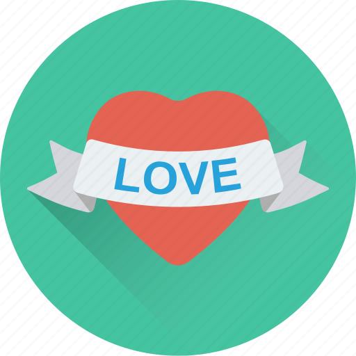 Heart, heart badge, insignia, love badge, sticker icon - Download on Iconfinder