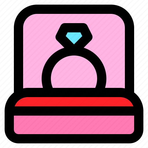 Accessory, diamond, love, ring, romance, romantic icon - Download on Iconfinder