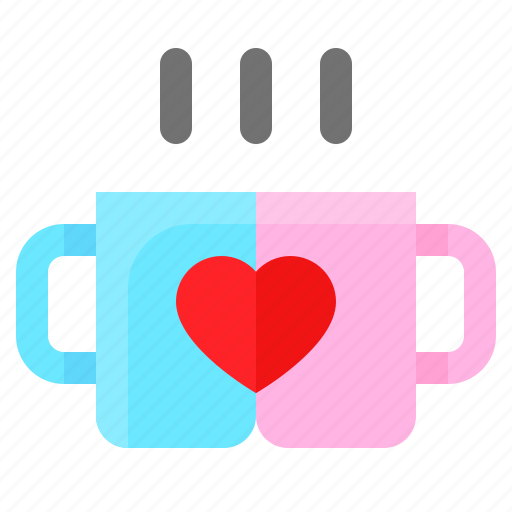 Beverage, coffee, cup, love, romance, romantic icon - Download on Iconfinder