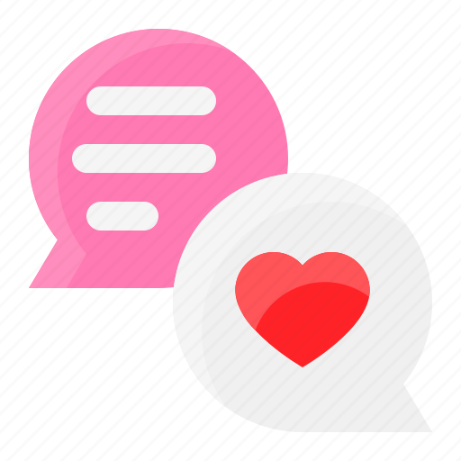 Chat, love, romance, romantic, speech balloon, talk icon - Download on Iconfinder
