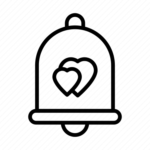 Bell, heart, love, notification, romance icon - Download on Iconfinder