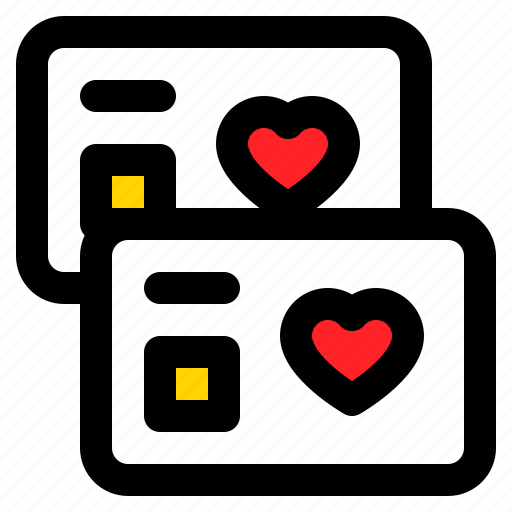 Card, love, romance, romantic icon - Download on Iconfinder