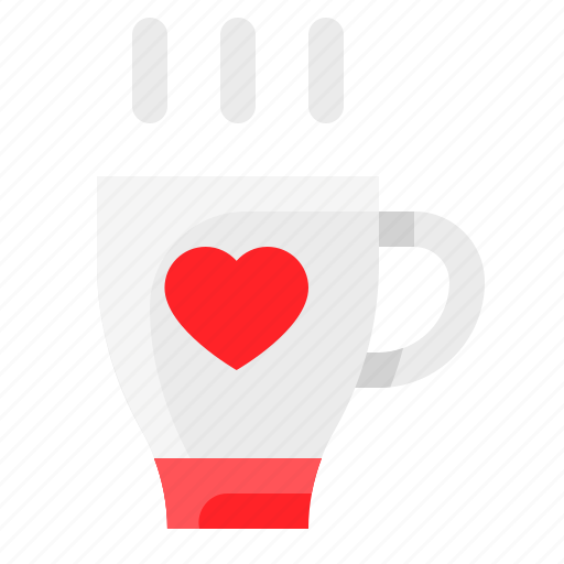 Beverage, coffee, cup, love, romance, romantic icon - Download on Iconfinder