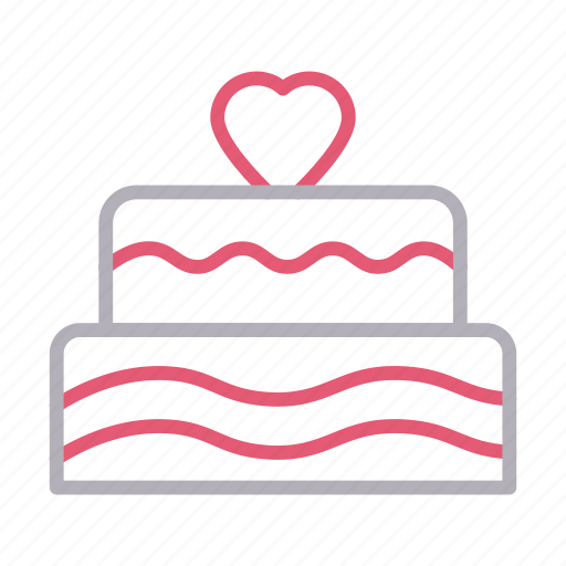 Cake, dessert, love, romance, sweet icon - Download on Iconfinder