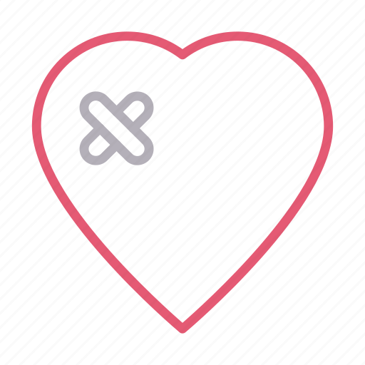 Breakup, heart, hurt, love, romance icon - Download on Iconfinder