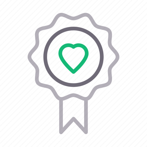 Badge, heart, like, love, romance icon - Download on Iconfinder