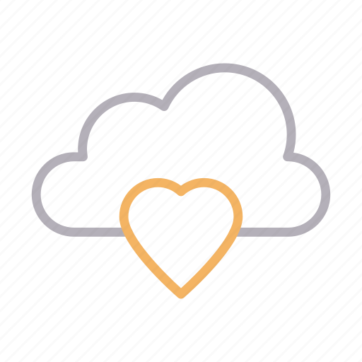 Cloud, heart, like, love, romance icon - Download on Iconfinder
