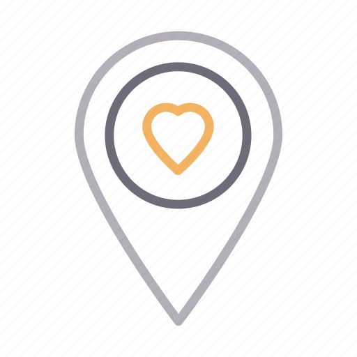 Favorite, heart, like, location, love icon - Download on Iconfinder