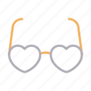 goggles, heart, like, loveglasses, romantic