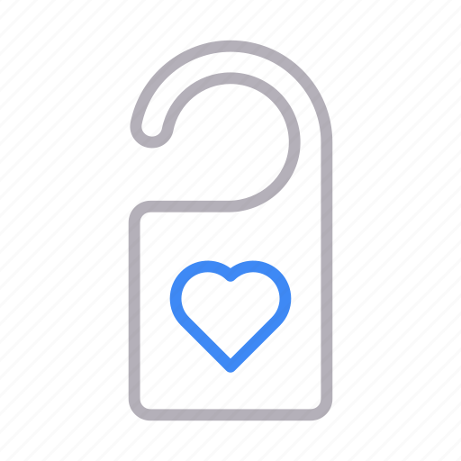 Heart, hotel, love, romance, roomtag icon - Download on Iconfinder