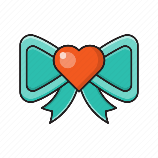 Bow, heart, love, tie, valentine icon - Download on Iconfinder