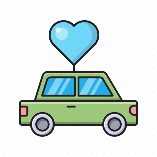 Car, love, romance, valentine, vehicle icon - Download on Iconfinder