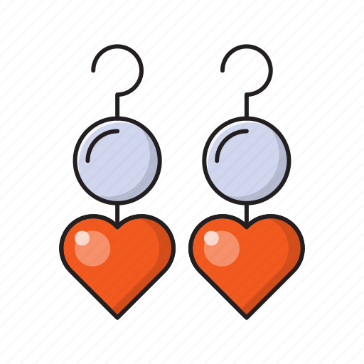 Earring, gift, heart, jewel, love icon - Download on Iconfinder