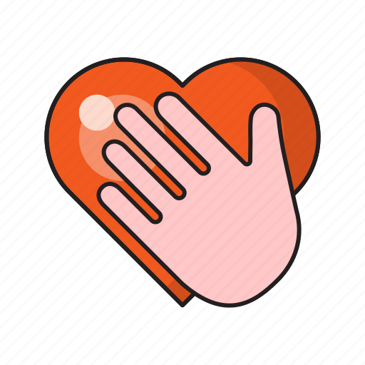 Care, hand, heart, love, romance icon - Download on Iconfinder