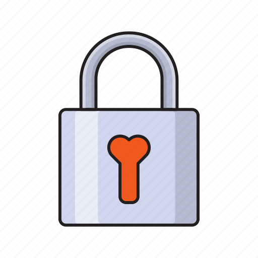 Heart, lock, love, padlock, romance icon - Download on Iconfinder