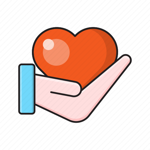 Hand, heart, love, romance, valentine icon - Download on Iconfinder