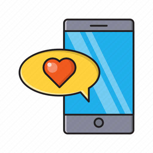 Bubble, love, message, mobile, romance icon - Download on Iconfinder