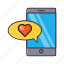 bubble, love, message, mobile, romance 