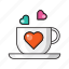 cup, love, mug, romance, tea 