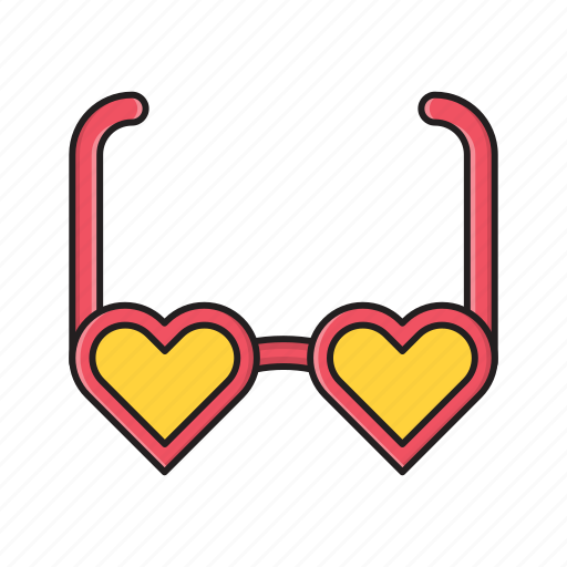 Fashion, goggles, heart, loveglasses, romance icon - Download on Iconfinder