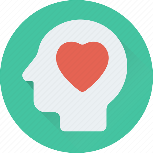 Falling in love, favorite, head, heart, like icon - Download on Iconfinder