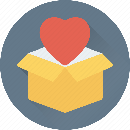 Gift, gift box, opened box, present, present box icon - Download on Iconfinder