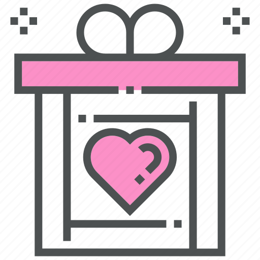 Gift, heart, love, romance, romantic, valentine, wedding icon - Download on Iconfinder