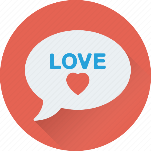 Chat bubble, love chat, love message, romantic chat, romantic conversation icon - Download on Iconfinder