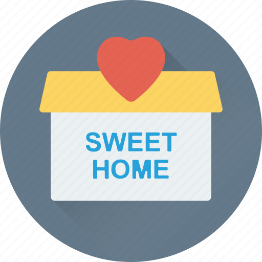 Happy family, heart sign, house, love home, sweet home icon - Download on Iconfinder