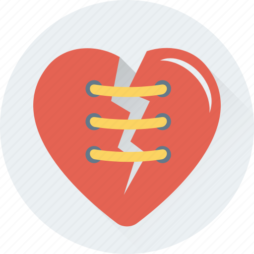Bandage, broken heart, brokenheartedness, feeling hurt, heart icon - Download on Iconfinder