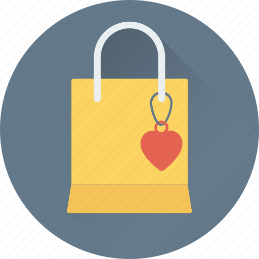 Hand bag, heart, shopping bag, valentine gift, valentine shopping icon - Download on Iconfinder