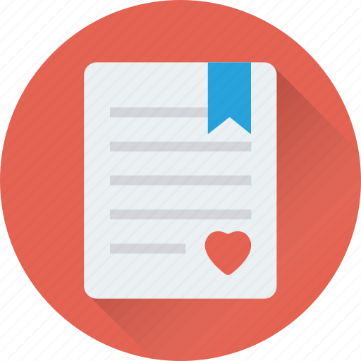 Heart, love greeting, love letter, marriage certificate, marriage invitation icon - Download on Iconfinder