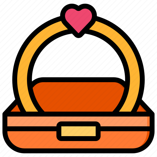 Ring, diamond, jewelry, wedding, romance, love, valentine icon - Download on Iconfinder
