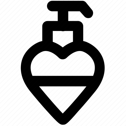 Aroma, fragrance, heart shaped, love perfume, perfume, scent, valentine bottle icon - Download on Iconfinder