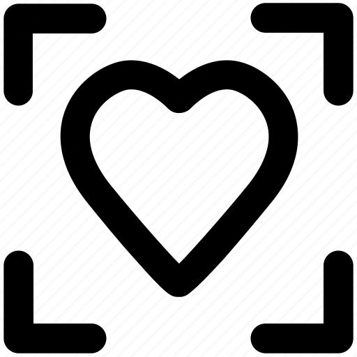 Affection, feelings, focal point, heart focus, in love, love, romance icon - Download on Iconfinder