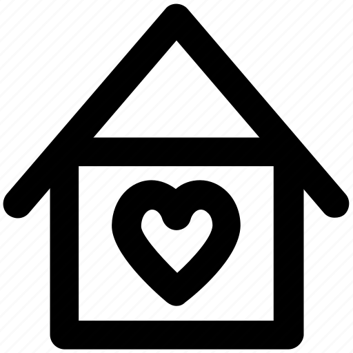 Happiness, happy family, happy home, heart sign, house, love home, love inspirations icon - Download on Iconfinder