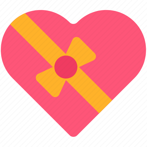 Heart, shape, gift, box, romance, present, like icon - Download on Iconfinder