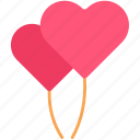 love, and, heart, balloons, romance, business, valentine, romantic, marketing