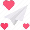 paper, plane, and, hearts, heart, valentines, business, valentine, love