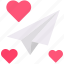 paper, plane, and, hearts, heart, valentines, business, valentine, love 
